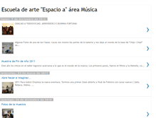 Tablet Screenshot of musicaespacioa.blogspot.com