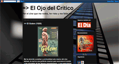 Desktop Screenshot of elojodelcritico.blogspot.com