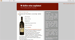 Desktop Screenshot of dzikie-wino.blogspot.com