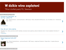 Tablet Screenshot of dzikie-wino.blogspot.com