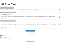 Tablet Screenshot of ldsarmywives.blogspot.com