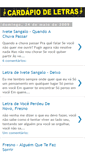 Mobile Screenshot of cardapiodeletras.blogspot.com