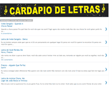 Tablet Screenshot of cardapiodeletras.blogspot.com