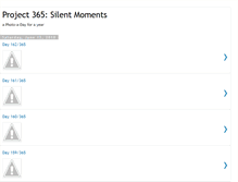 Tablet Screenshot of project365silentmoments.blogspot.com