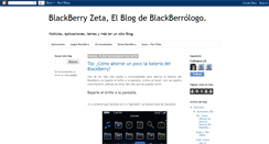 Desktop Screenshot of blackberryzeta.blogspot.com