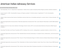 Tablet Screenshot of americanindianadvocacyservices.blogspot.com