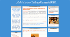 Desktop Screenshot of clubdelecturavicalvarourjc.blogspot.com