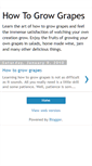 Mobile Screenshot of learn-how-to-grow-grapes.blogspot.com