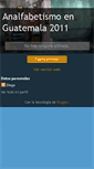 Mobile Screenshot of analfabetismo2011.blogspot.com