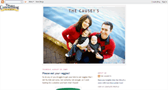 Desktop Screenshot of causeyfam.blogspot.com