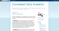 Desktop Screenshot of concealedcarryacademy.blogspot.com