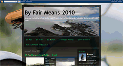 Desktop Screenshot of byfairmeans2010.blogspot.com