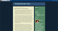 Desktop Screenshot of ethical-recruiter.blogspot.com