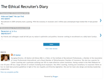 Tablet Screenshot of ethical-recruiter.blogspot.com