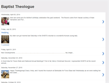 Tablet Screenshot of baptisttheologue.blogspot.com