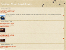 Tablet Screenshot of presidentnixonsecretservice.blogspot.com