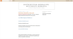 Desktop Screenshot of distribuitor-herbalife-in-bucuresti.blogspot.com