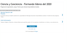 Tablet Screenshot of procienciayconciencia.blogspot.com