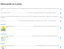 Tablet Screenshot of misturandocontos.blogspot.com