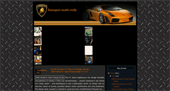 Desktop Screenshot of bumpermattrody.blogspot.com