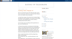 Desktop Screenshot of eatinguptelegraph.blogspot.com