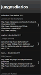 Mobile Screenshot of juegosdiarioss.blogspot.com