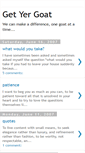 Mobile Screenshot of getyergoat.blogspot.com