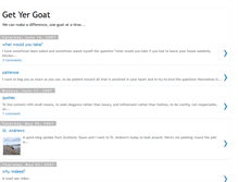 Tablet Screenshot of getyergoat.blogspot.com