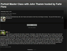 Tablet Screenshot of portraitmasterclassjohnthamm.blogspot.com