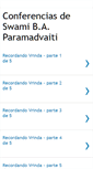 Mobile Screenshot of conferencias-swamiparamadvaiti.blogspot.com