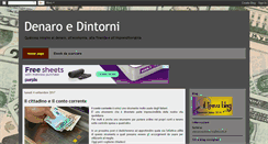 Desktop Screenshot of denaroedintorni.blogspot.com