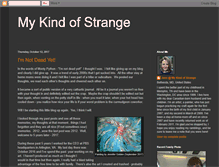 Tablet Screenshot of mykindofstrange.blogspot.com