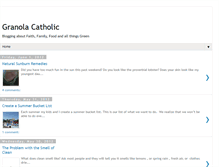 Tablet Screenshot of granolacatholic.blogspot.com