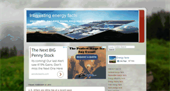 Desktop Screenshot of interestingenergyfacts.blogspot.com