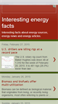 Mobile Screenshot of interestingenergyfacts.blogspot.com