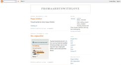 Desktop Screenshot of fromaarhuswithlove.blogspot.com