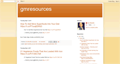 Desktop Screenshot of gmresources.blogspot.com