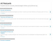 Tablet Screenshot of allpostcards.blogspot.com
