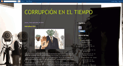 Desktop Screenshot of corrupcioneneltiempo.blogspot.com