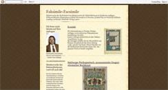 Desktop Screenshot of faksimile.blogspot.com