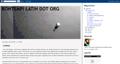 Desktop Screenshot of bontempilatindotorg.blogspot.com