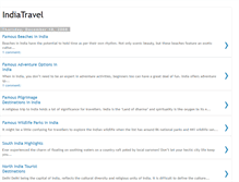 Tablet Screenshot of indian-travel-plan.blogspot.com