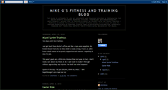 Desktop Screenshot of mikegsfitnessblog.blogspot.com