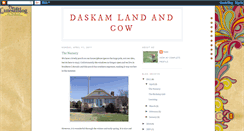 Desktop Screenshot of daskamlandandcow.blogspot.com