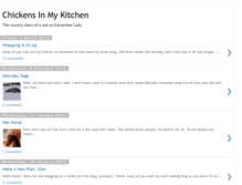 Tablet Screenshot of chickensinmykitchen.blogspot.com
