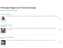 Tablet Screenshot of papercraft-print.blogspot.com