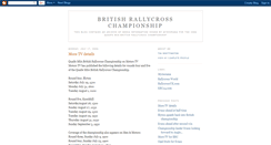 Desktop Screenshot of britishrallycrosschampionship.blogspot.com