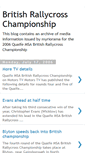 Mobile Screenshot of britishrallycrosschampionship.blogspot.com