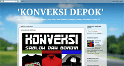 Desktop Screenshot of depok-konveksi.blogspot.com