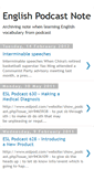 Mobile Screenshot of englishpodcastnote.blogspot.com